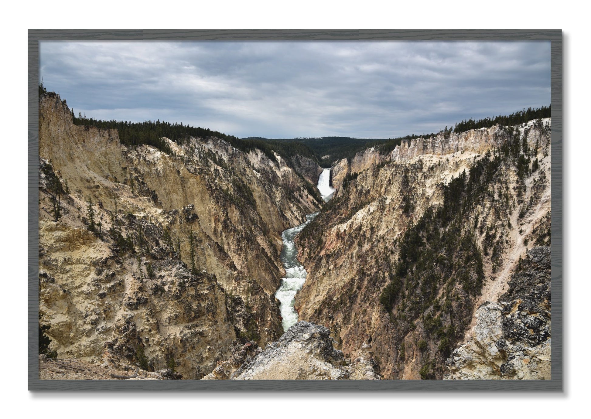 Framed photograph of Wyoming by Dylan Ozanich, Grey frame, Full Bleed