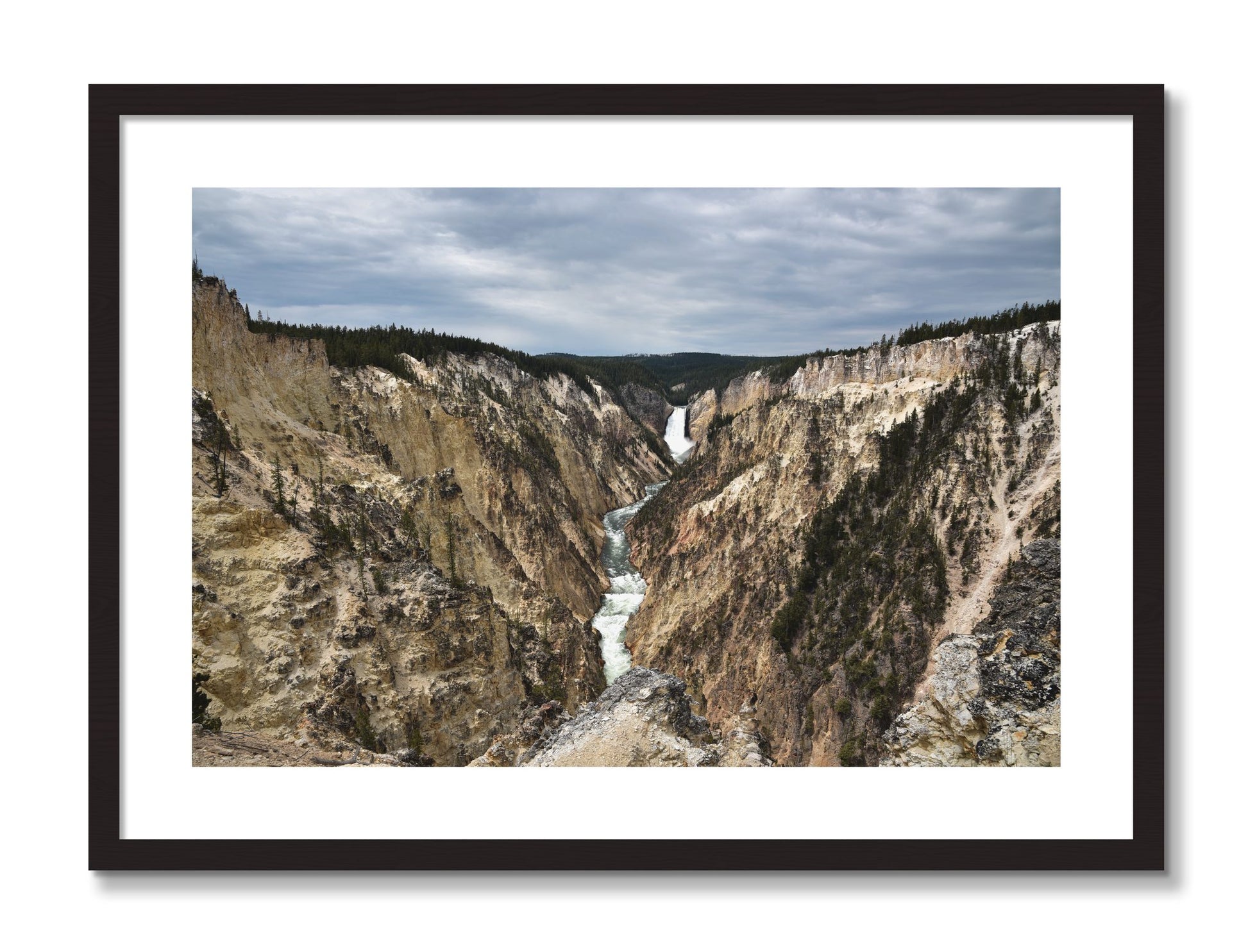 Framed photograph of Wyoming by Dylan Ozanich, Black frame, Borders