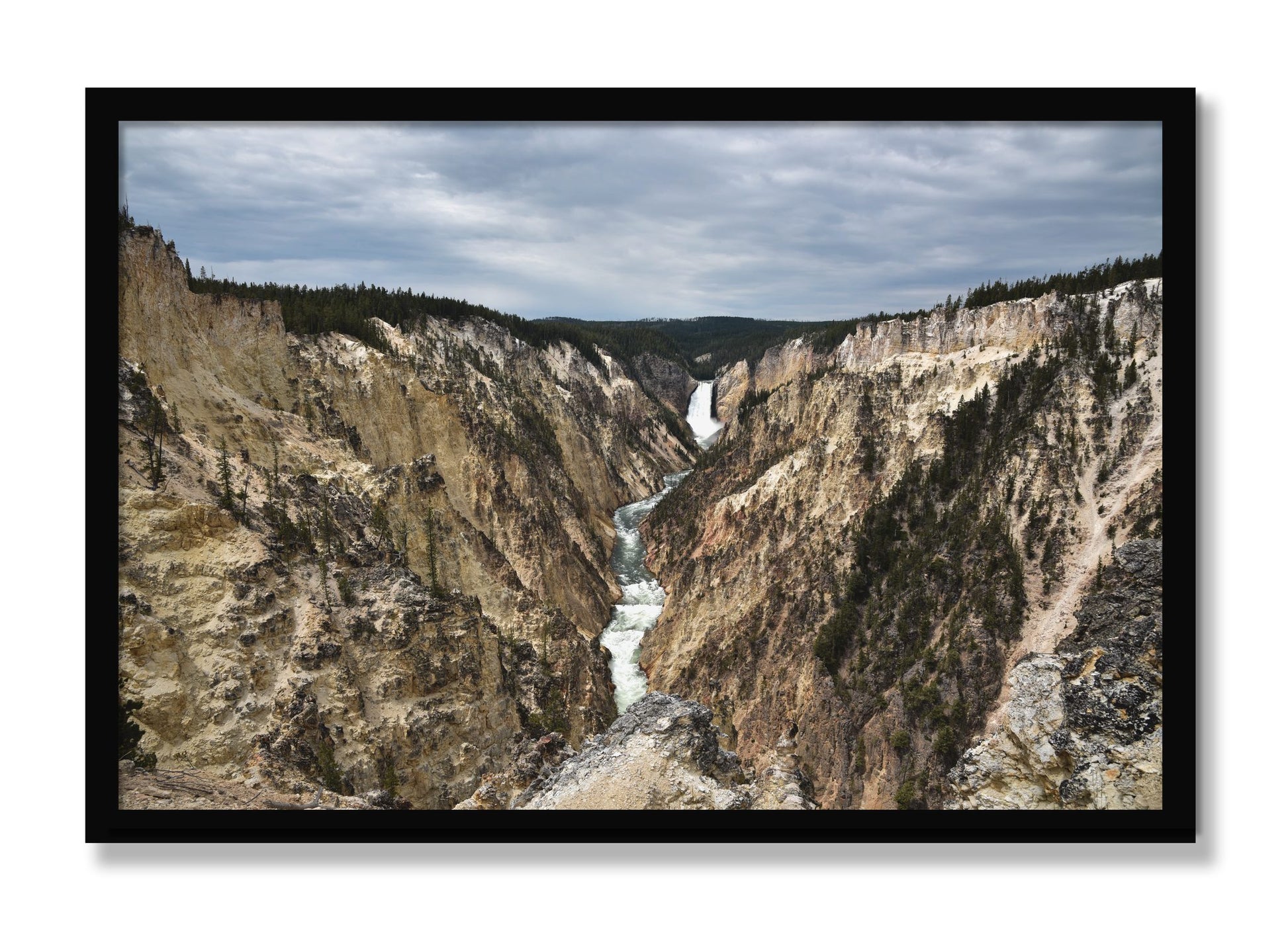 Framed photograph of Wyoming by Dylan Ozanich, Black frame, Full Bleed