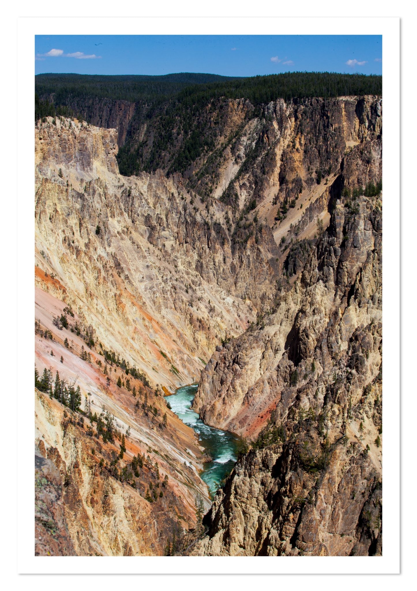Fine art print of Yellowstone Canyon by Dylan Ozanich, unframed