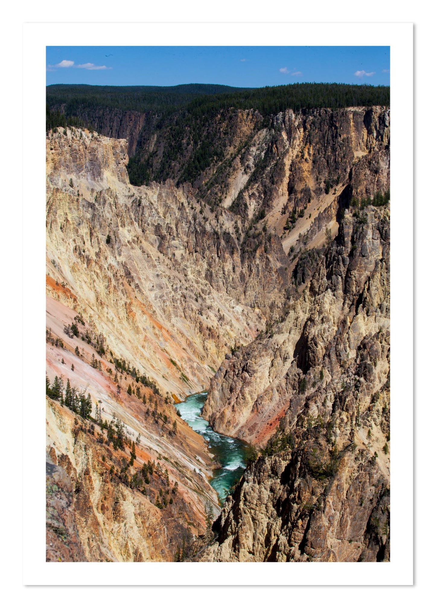 Fine art print of Yellowstone Canyon by Dylan Ozanich, unframed