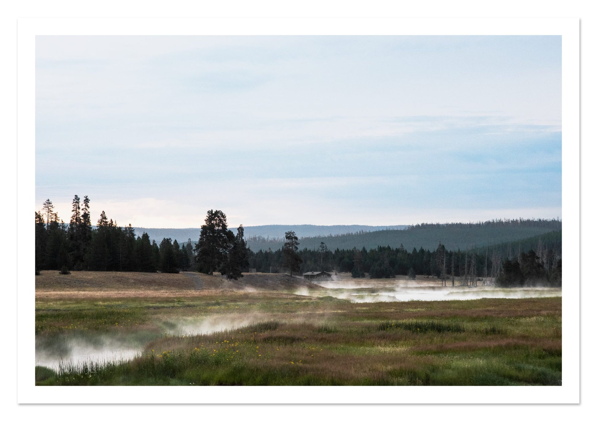 Fine art print of Yellowstone Morning by Dylan Ozanich, unframed