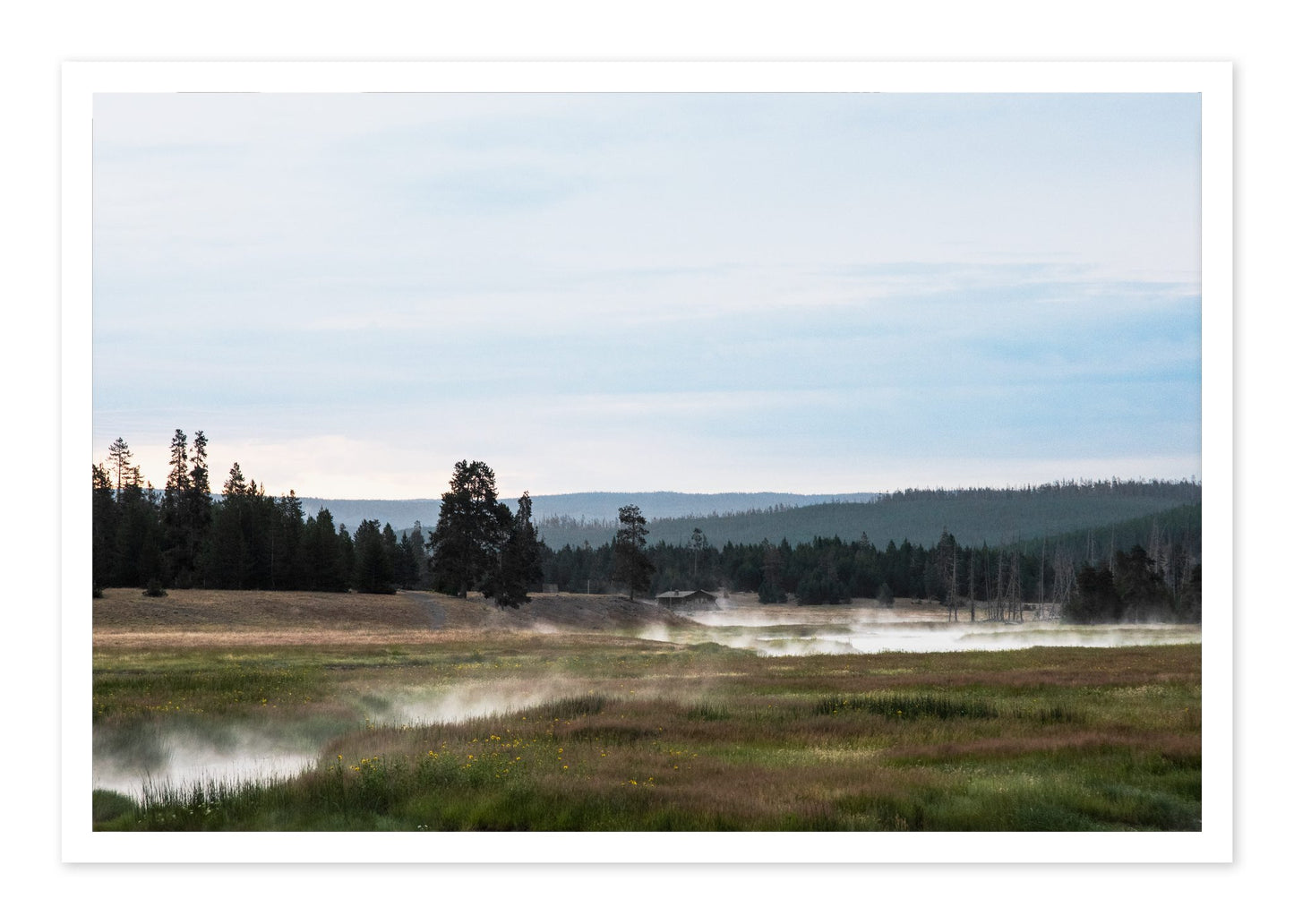 Fine art print of Yellowstone Morning by Dylan Ozanich, unframed
