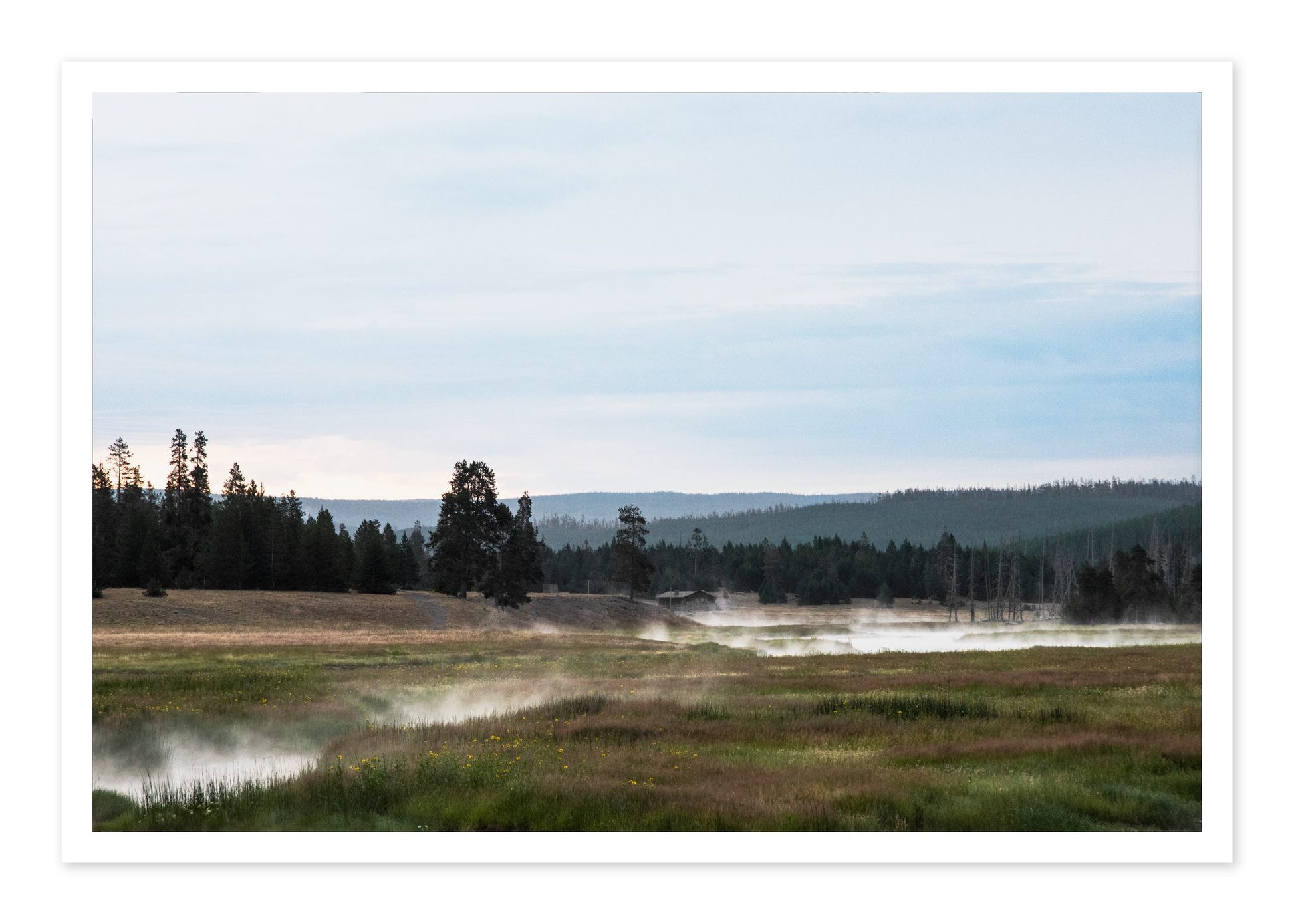 Fine art print of Yellowstone Morning by Dylan Ozanich, unframed