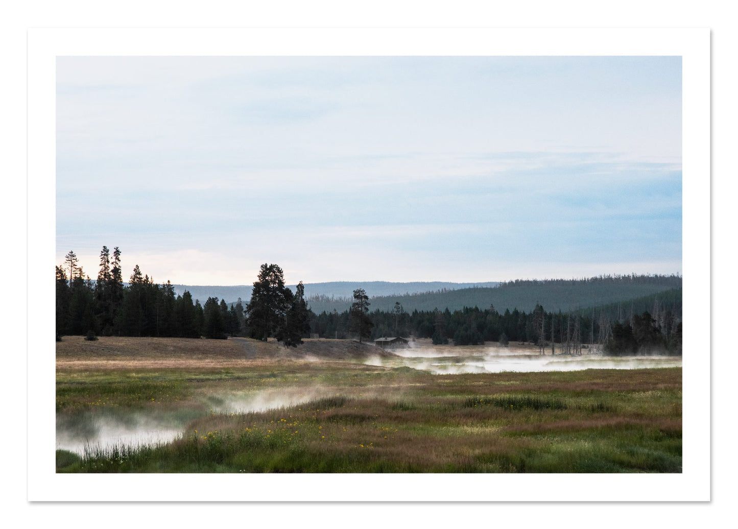 Fine art print of Yellowstone Morning by Dylan Ozanich, unframed