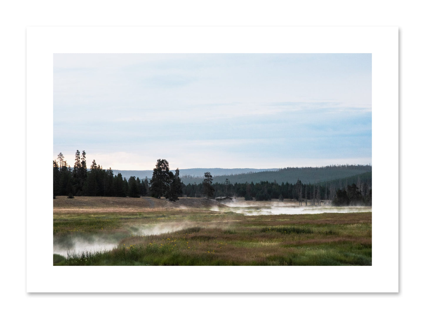 Fine art print of Yellowstone Morning by Dylan Ozanich, unframed