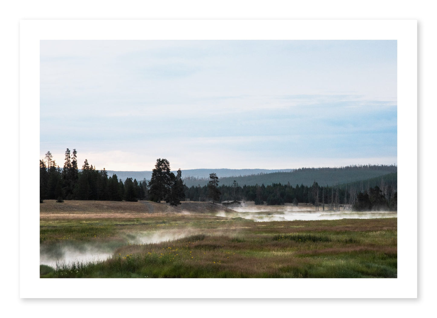 Fine art print of Yellowstone Morning by Dylan Ozanich, unframed