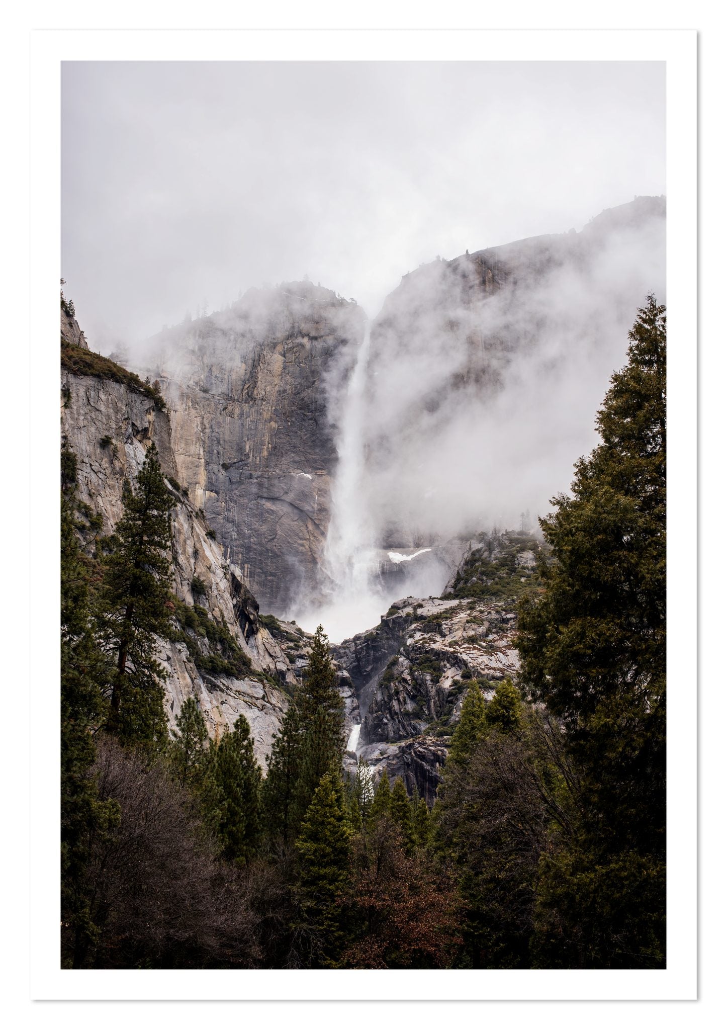 Fine art print of Yosemite Falls by Dylan Ozanich, unframed