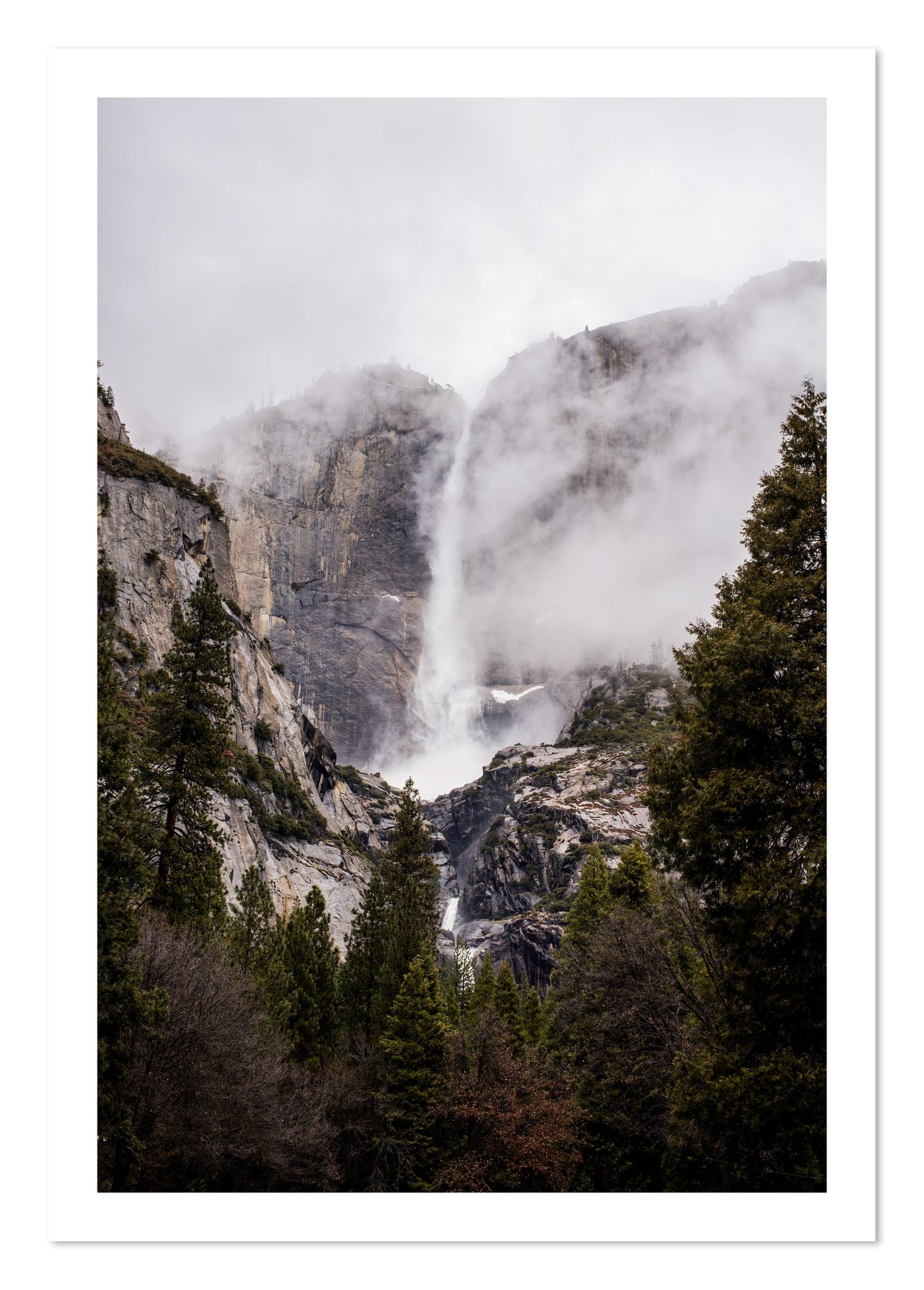 Fine art print of Yosemite Falls by Dylan Ozanich, unframed