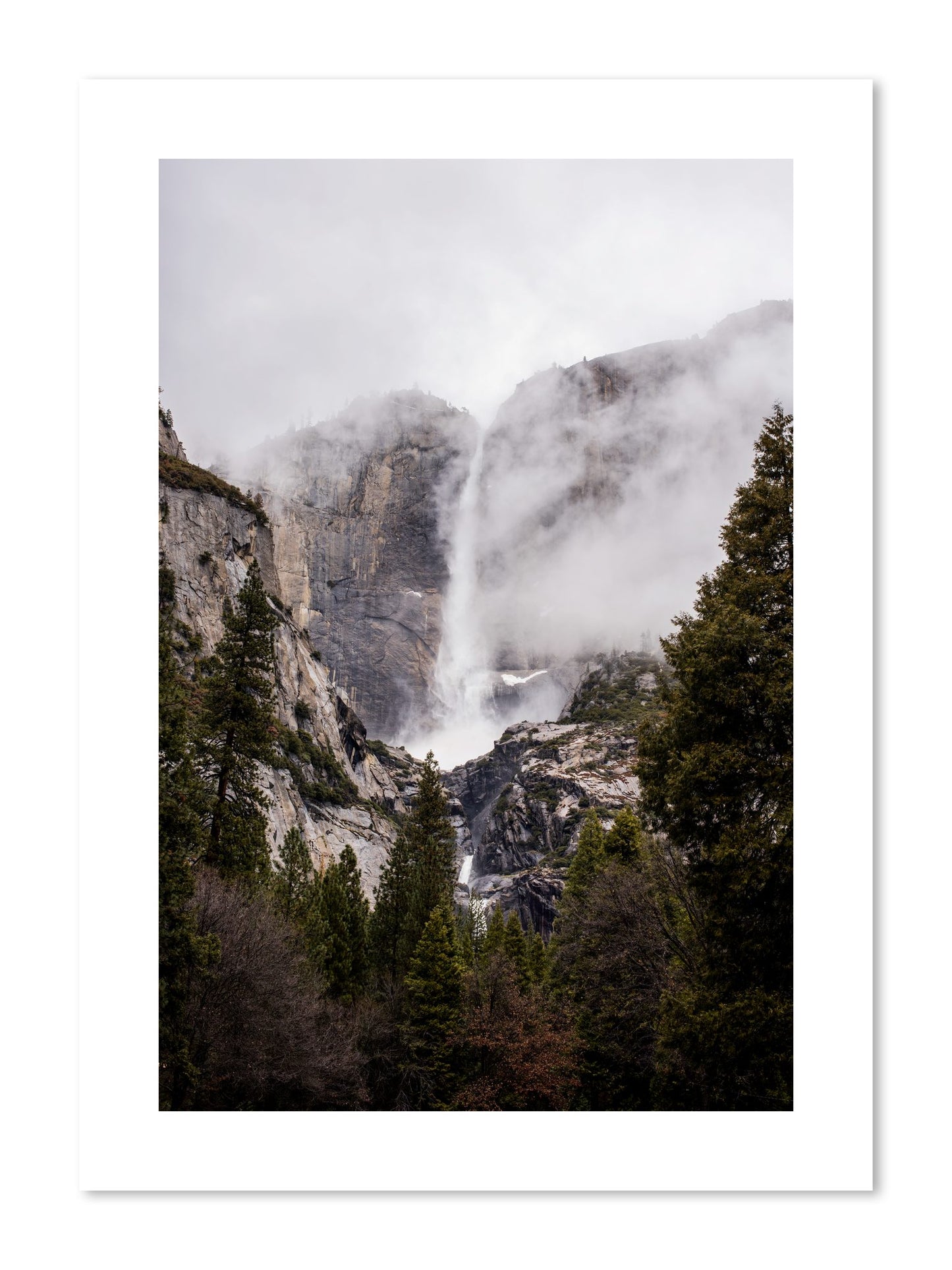 Fine art print of Yosemite Falls by Dylan Ozanich, unframed