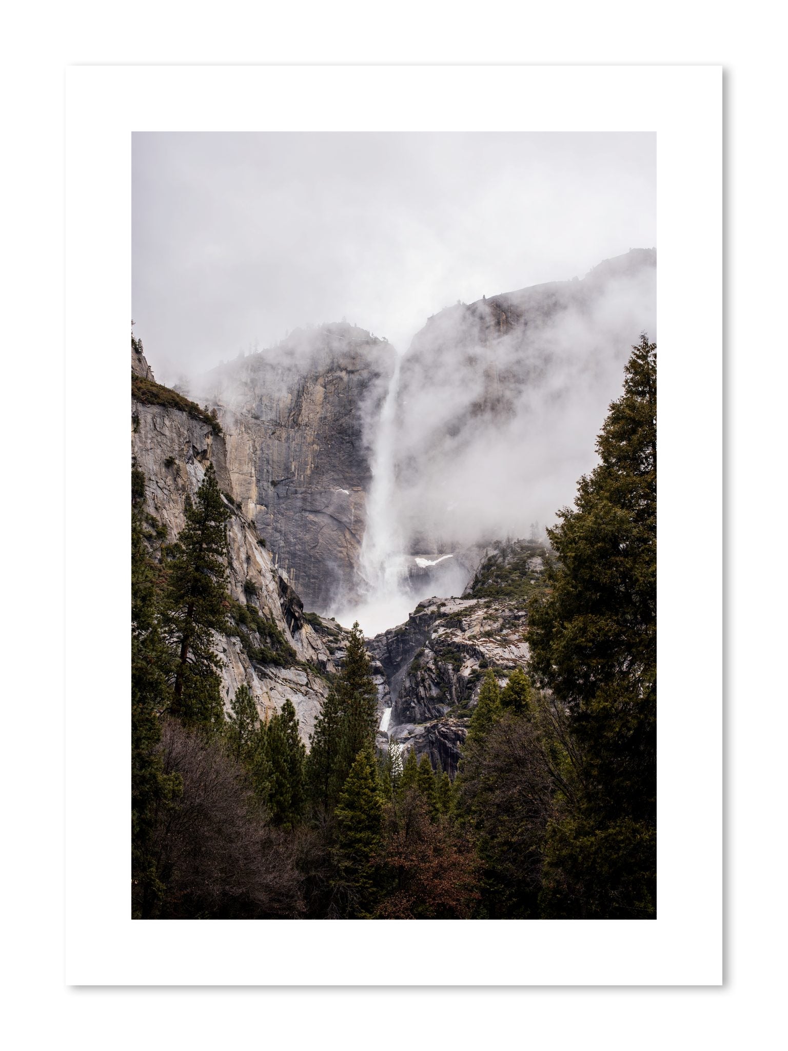 Fine art print of Yosemite Falls by Dylan Ozanich, unframed
