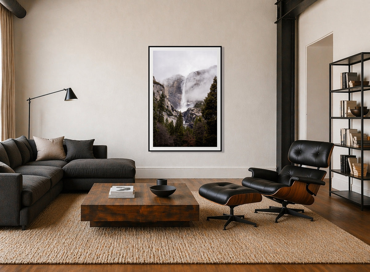 Yosemite Falls in a room