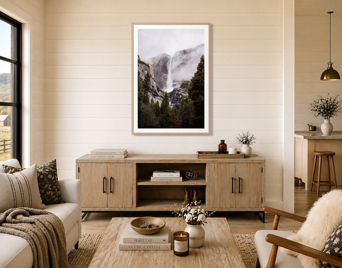 Yosemite Falls in a room