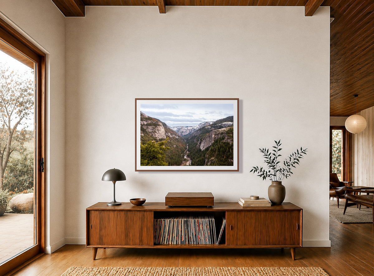 Yosemite Valley in a room